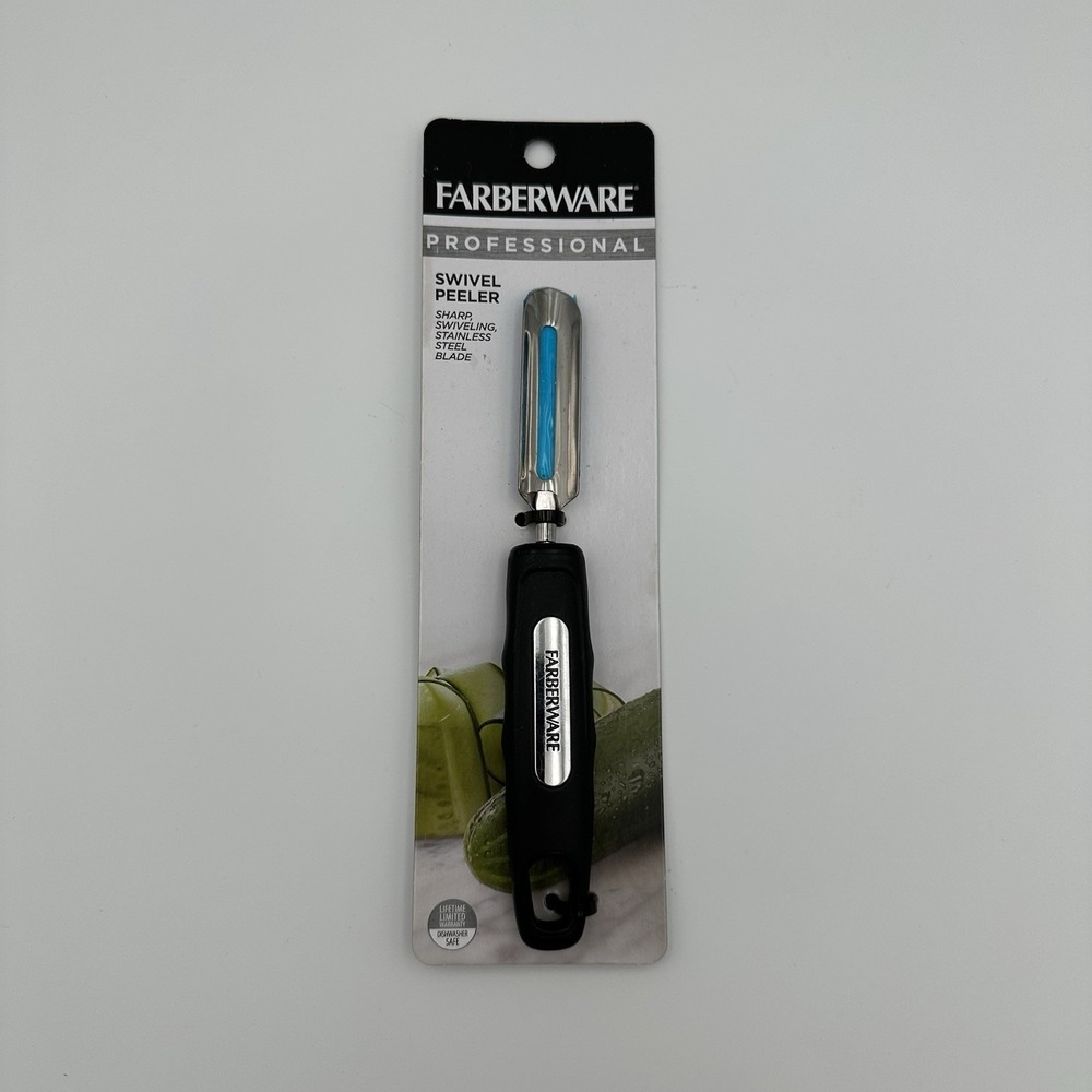 BRAND NEW FARBERWARE® SWIVEL PEELER UTENSIL 7-3/8" LONG POTATO‎ CARROT